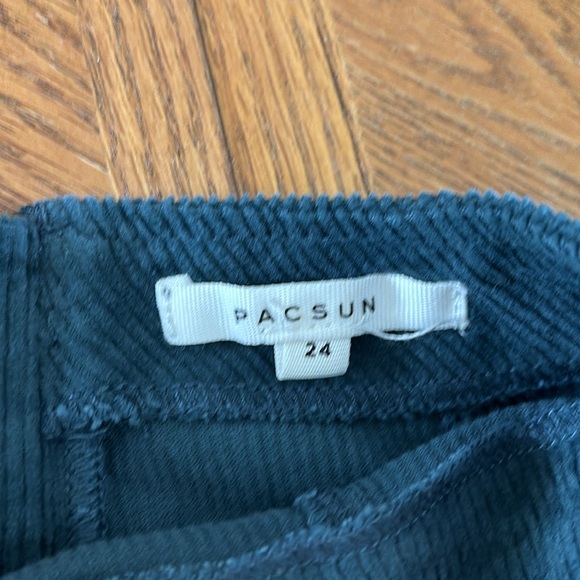 PacSun Blue corduroy skirt size 24 - Picture 2 of 3